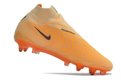Nike Phantom GX Elite DF Link Pro SG High-Tops Soccer Cleats - Orange/Pink/Black