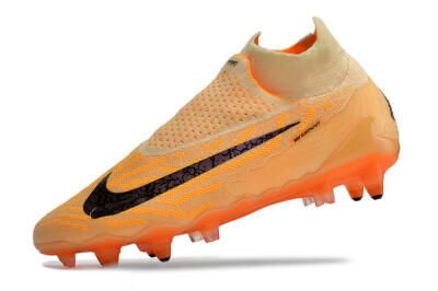 Nike Phantom GX Elite DF Link Pro SG High-Tops Soccer Cleats - Orange/Pink/Black