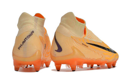 Nike Phantom GX Elite DF Link Pro SG High-Tops Soccer Cleats - Orange/Pink/Black