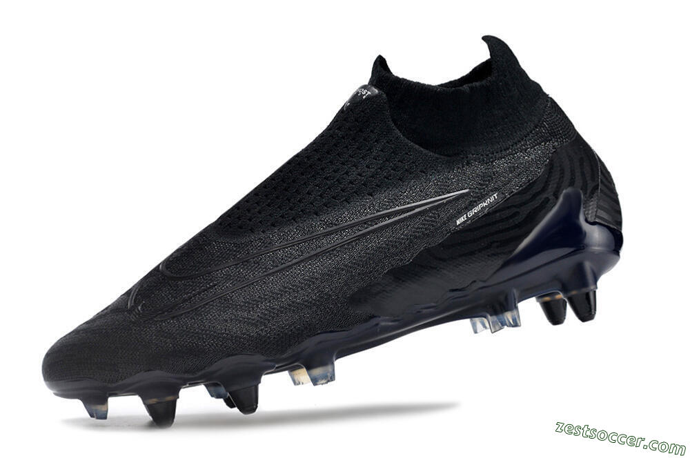 Nike Phantom GX Elite DF Link Pro SG High-Tops Soccer Cleats - Black/Blue 5