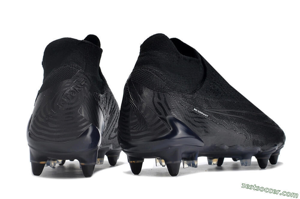 Nike Phantom GX Elite DF Link Pro SG High-Tops Soccer Cleats - Black/Blue 6