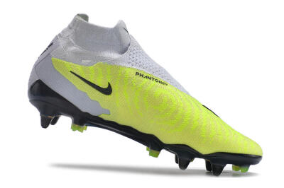 Nike Phantom GX Elite DF Link Pro SG High-Tops Soccer Cleats - White/Green/Black