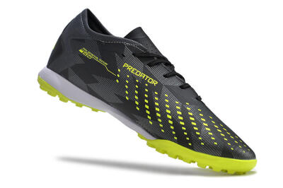 Adidas Predator Accuracy.3 TF Low-Tops Soccer Shoes - Black/Green/White