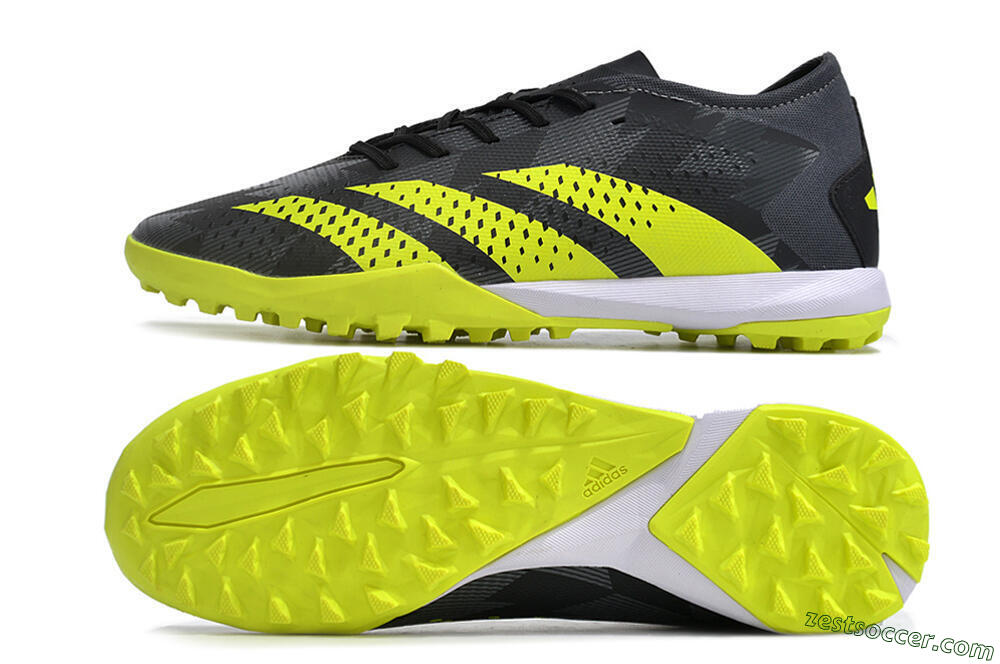 Adidas Predator Accuracy.3 TF Low-Tops Soccer Shoes - Black/Green/White 1