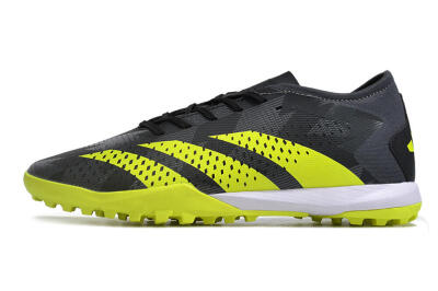 Adidas Predator Accuracy.3 TF Low-Tops Soccer Shoes - Black/Green/White