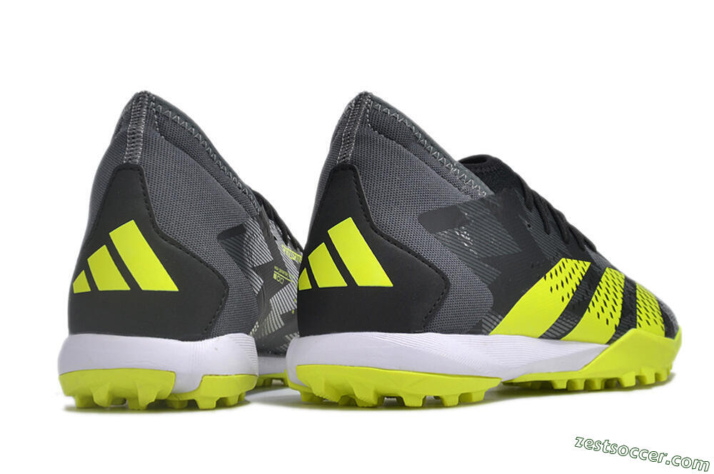 Adidas Predator Accuracy.3 TF Low-Tops Soccer Shoes - Black/Green/White 6