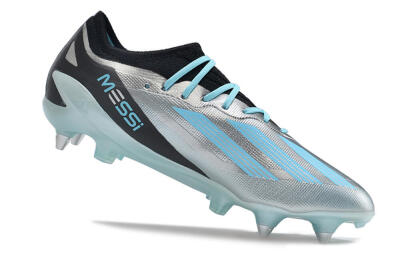 Adidas X Speedportal.1 SG Low-Tops Soccer Cleats - Silver/Black/Blue