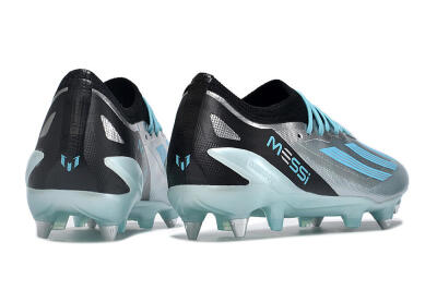 Adidas X Speedportal.1 SG Low-Tops Soccer Cleats - Silver/Black/Blue