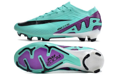 Nike Air Zoom Mercurial Vapor 15 Elite FG Low-Tops Soccer Cleats - Blue/Purple/Black