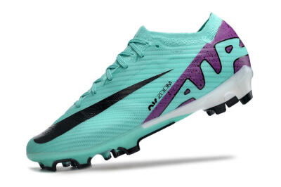 Nike Air Zoom Mercurial Vapor 15 Elite FG Low-Tops Soccer Cleats - Blue/Purple/Black
