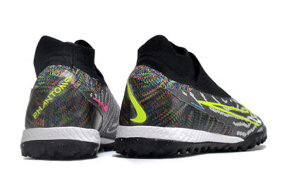 Nike Phantom GX Elite DF Link TF High-Tops Soccer Shoes - Grey/Rainbow