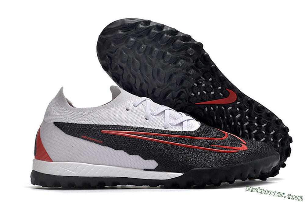 Nike Phantom GX Elite TF Low-Tops Soccer Shoes - Black/White/Red 0