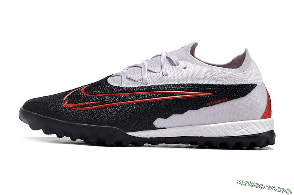 Nike Phantom GX Elite TF Low-Tops Soccer Shoes - Black/White/Red 2