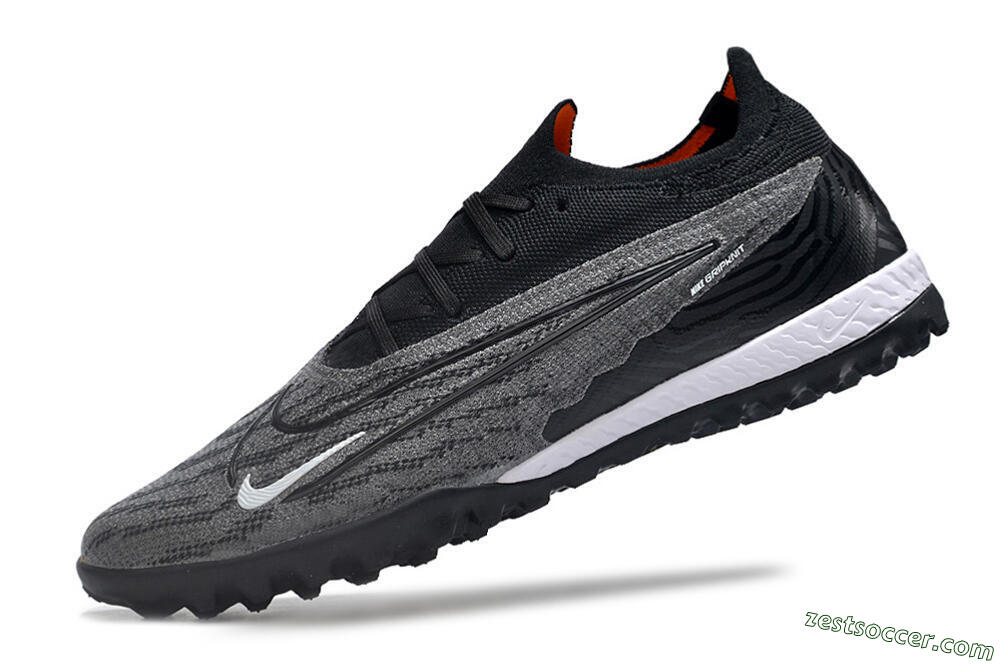 Nike Phantom GX Elite TF Low-Tops Soccer Shoes - Black/White/Grey 5