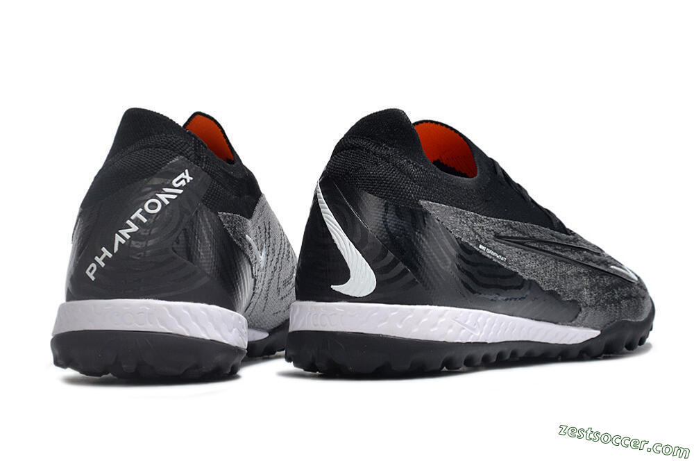 Nike Phantom GX Elite TF Low-Tops Soccer Shoes - Black/White/Grey 6