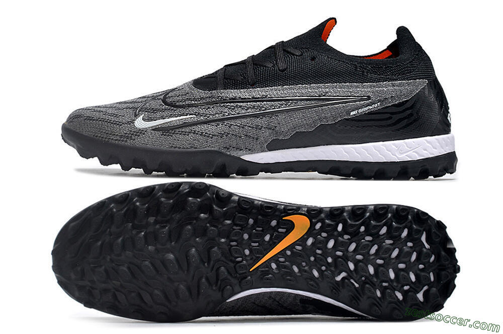 Nike Phantom GX Elite TF Low-Tops Soccer Shoes - Black/White/Grey 1