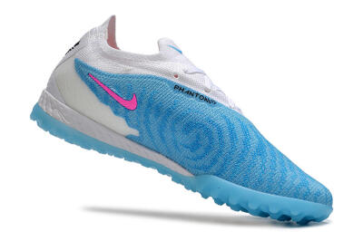 Nike Phantom GX Elite TF Low-Tops Soccer Shoes - Blue/White/Pink