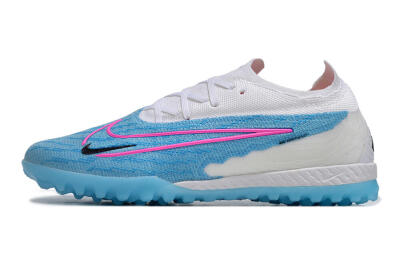 Nike Phantom GX Elite TF Low-Tops Soccer Shoes - Blue/White/Pink