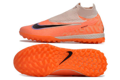 Nike Phantom GX Elite DF Link TF High-Tops Soccer Shoes - Orange/Pink/Black/Purple