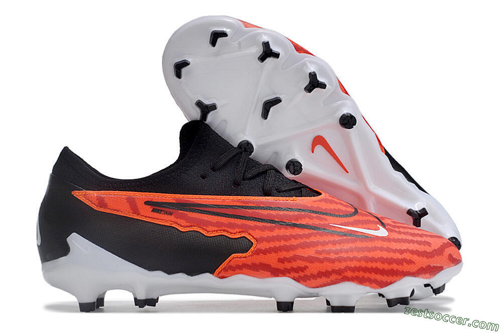 Nike Phantom GX Academy FG Low-Tops Soccer Cleats - Red/Black/White 0