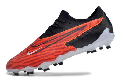 Nike Phantom GX Academy FG Low-Tops Soccer Cleats - Red/Black/White