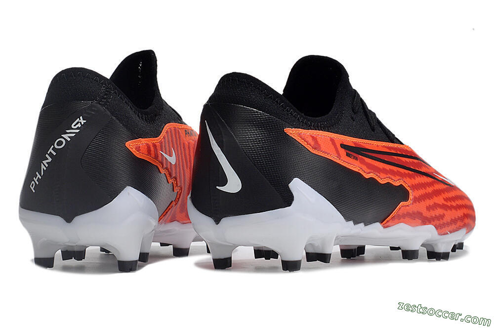 Nike Phantom GX Academy FG Low-Tops Soccer Cleats - Red/Black/White 6