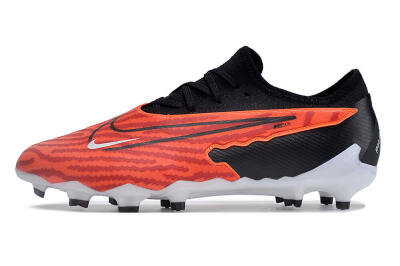 Nike Phantom GX Academy FG Low-Tops Soccer Cleats - Red/Black/White