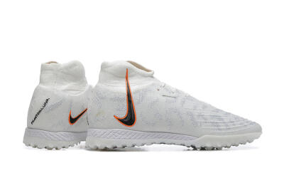 Nike Phantom GX DF Elite TF High-Tops Soccer Shoes - White/Black/Orange