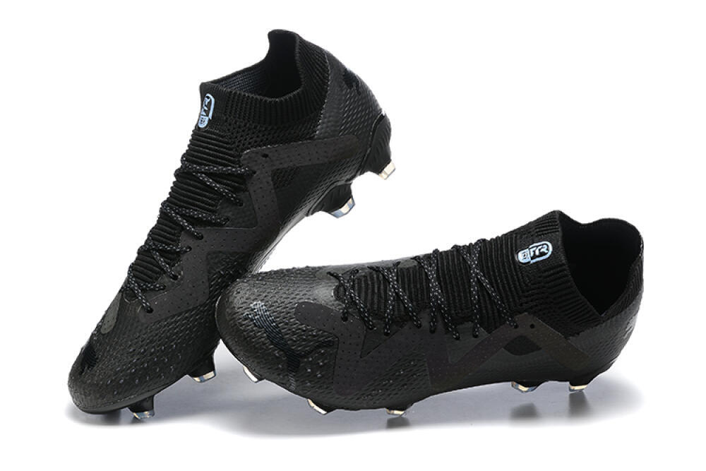 Puma Future Ultimate FG Low-Tops Soccer Cleats - Black/Black 5