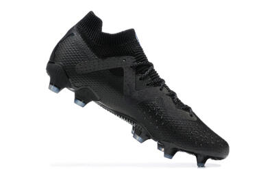 Puma Future Ultimate FG Low-Tops Soccer Cleats - Black/Black