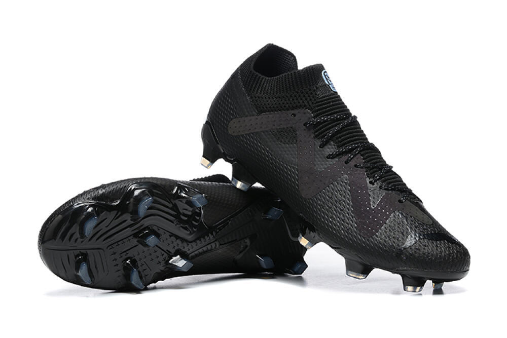 Puma Future Ultimate FG Low-Tops Soccer Cleats - Black/Black 4