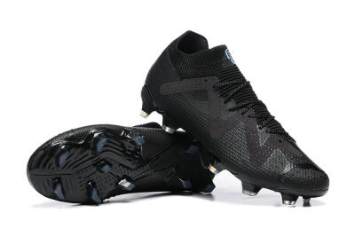 Puma Future Ultimate FG Low-Tops Soccer Cleats - Black/Black