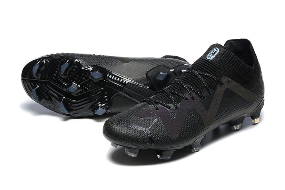 Puma Future Ultimate FG Low-Tops Soccer Cleats - Black/Black 3