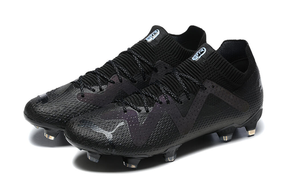 Puma Future Ultimate FG Low-Tops Soccer Cleats - Black/Black 9