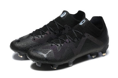 Puma Future Ultimate FG Low-Tops Soccer Cleats - Black/Black
