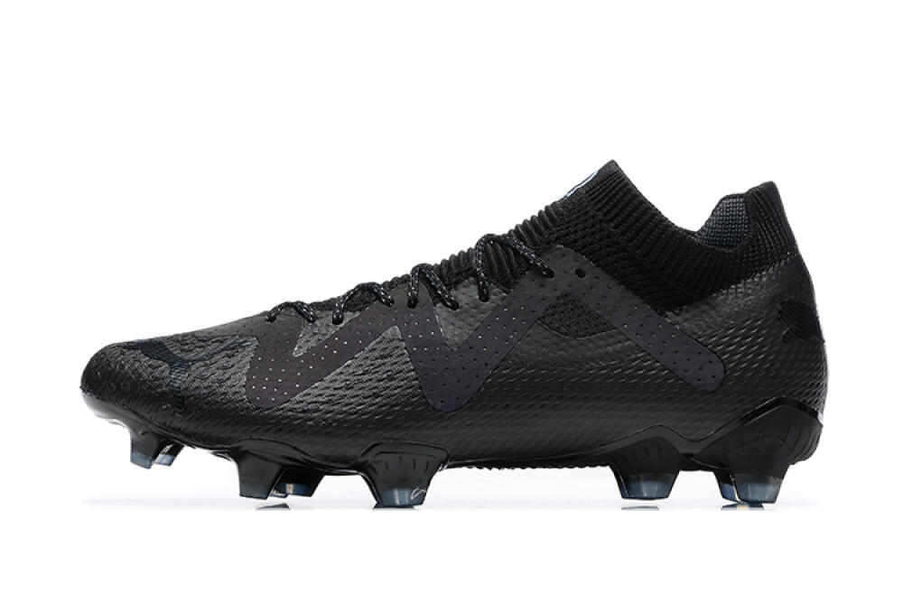 Puma Future Ultimate FG Low-Tops Soccer Cleats - Black/Black 2