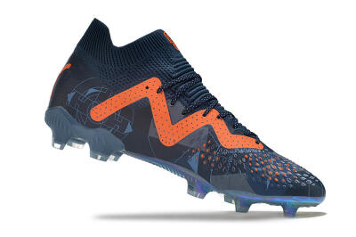 Puma Future Ultimate DNA FG Low-Tops Soccer Cleats - Blue/Orange