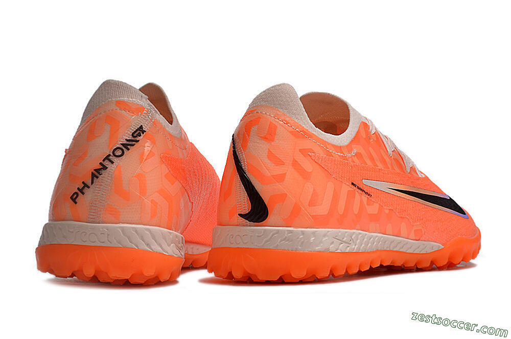 Nike Phantom GX Elite TF Low-Tops Soccer Shoes - Orange/Black/Purple 6