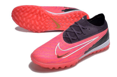 Nike Phantom GX Elite TF Low-Tops Soccer Shoes - Pink/White/Black