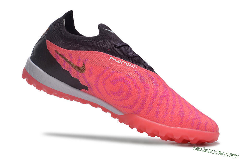Nike Phantom GX Elite TF Low-Tops Soccer Shoes - Pink/White/Black 4