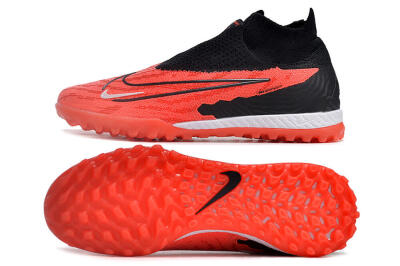Nike Phantom GX Elite DF Link TF High-Tops Soccer Shoes - Red/Black/White