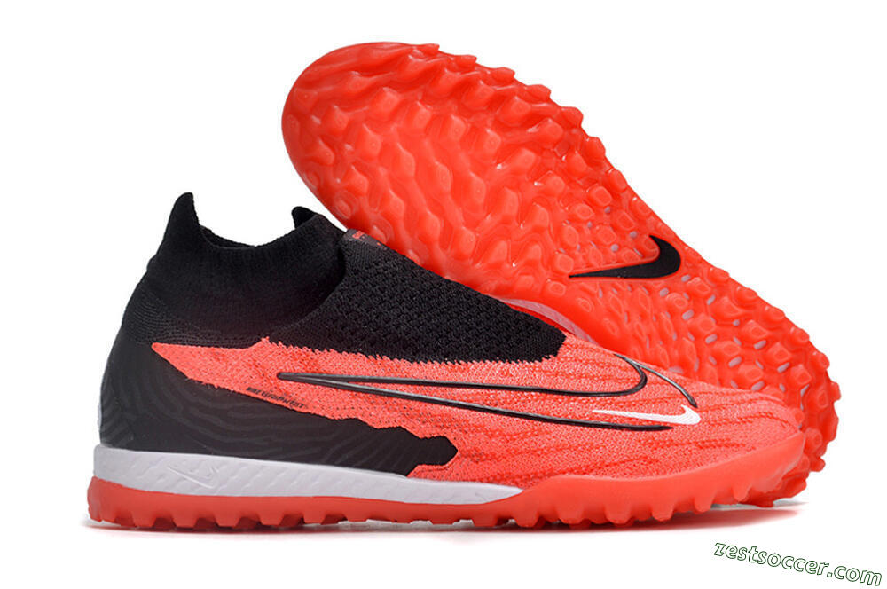 Nike Phantom GX Elite DF Link TF High-Tops Soccer Shoes - Red/Black/White 0