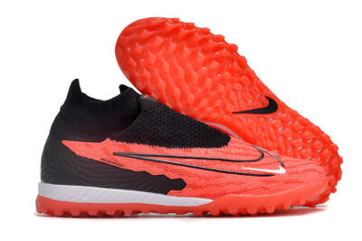 Nike Phantom GX Elite DF Link TF High-Tops Soccer Shoes - Red/Black/White