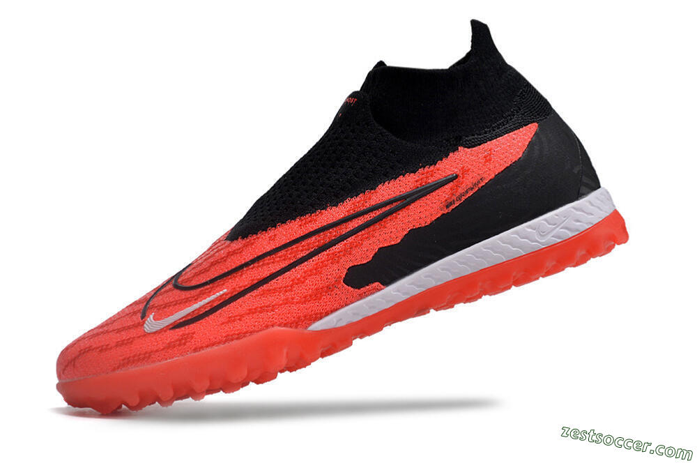 Nike Phantom GX Elite DF Link TF High-Tops Soccer Shoes - Red/Black/White 5
