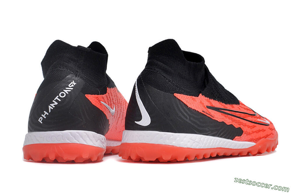 Nike Phantom GX Elite DF Link TF High-Tops Soccer Shoes - Red/Black/White 6
