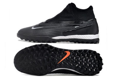 Nike Phantom GX Elite DF Link TF High-Tops Soccer Shoes - Black/Grey/White