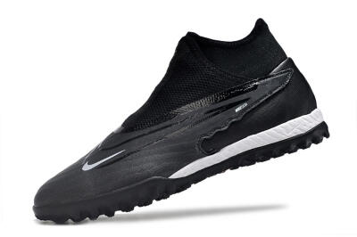 Nike Phantom GX Elite DF Link TF High-Tops Soccer Shoes - Black/Grey/White