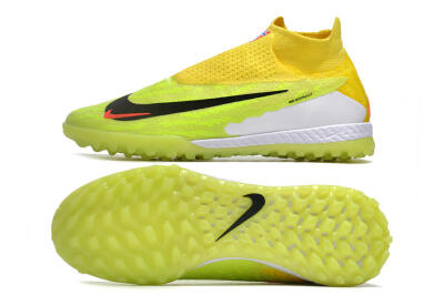 Nike Phantom GX Elite DF Link TF High-Tops Soccer Shoes - Yellow/Black/Red