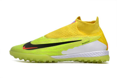 Nike Phantom GX Elite DF Link TF High-Tops Soccer Shoes - Yellow/Black/Red