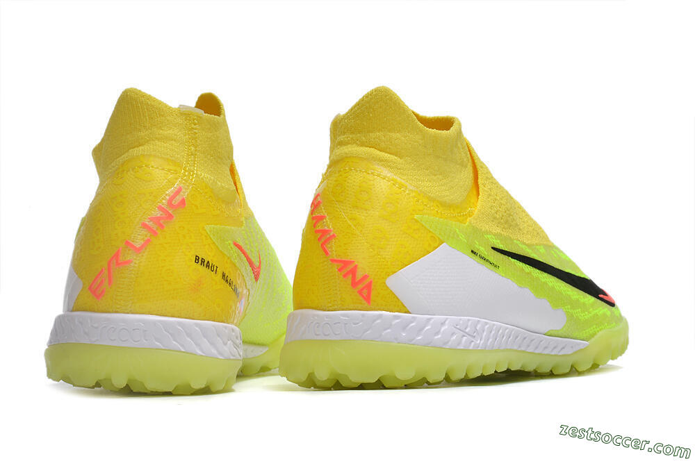 Nike Phantom GX Elite DF Link TF High-Tops Soccer Shoes - Yellow/Black/Red 6